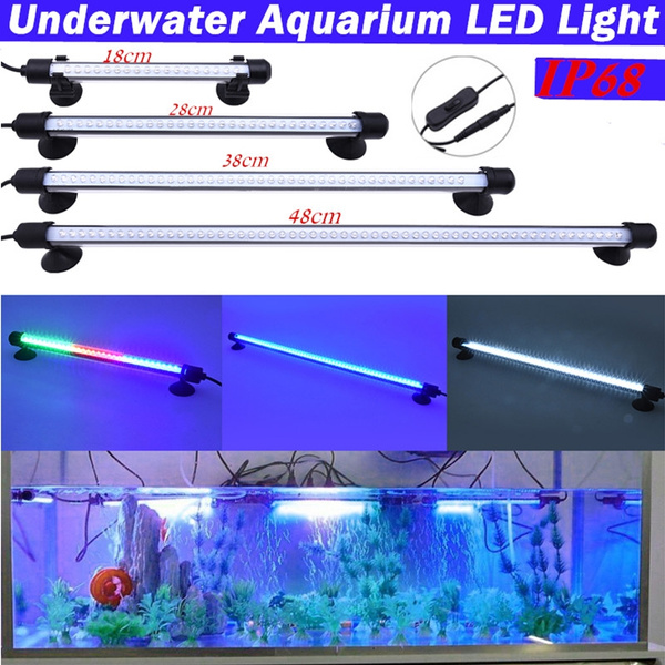 Ieder rol verontschuldigen 18/28/38/48CM Fish Tank Underwater LED Light Bar IP68 Waterpoof Aquarium  Light | Wish