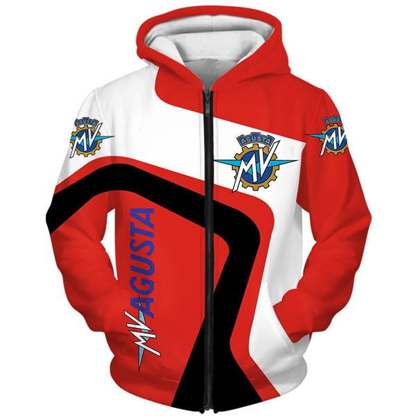 Fashion Design Motorcycles Logo MV Agusta Motor Men's Long Sleeve Hoodies |  Wish