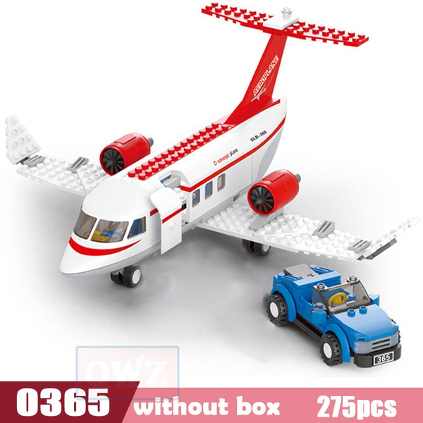 City Airport Airbus Aircraft Airplane Avion Plane Technic Building Block Set Toy 