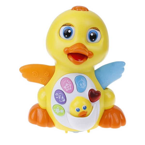 Baby Toys Flapping Yellow Duck Infant Electrical Universal Toy For Children Kids Wish