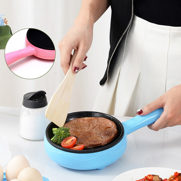 2 In 1 Mini Electric Frying Pan And Egg Cooker Boiler Steamer