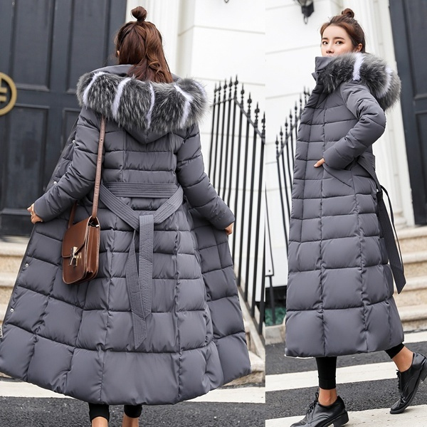 Winter Women's Down Coat Cotton-Padded Thickening Down Winter Coat Long  Jacket Down Parka jackets for woman, winter coats for women, veste femme