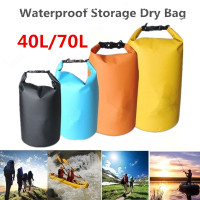 1 PCS 40L/70 Portable Waterproof Bag Camping Storage Bag Travel Sports ...