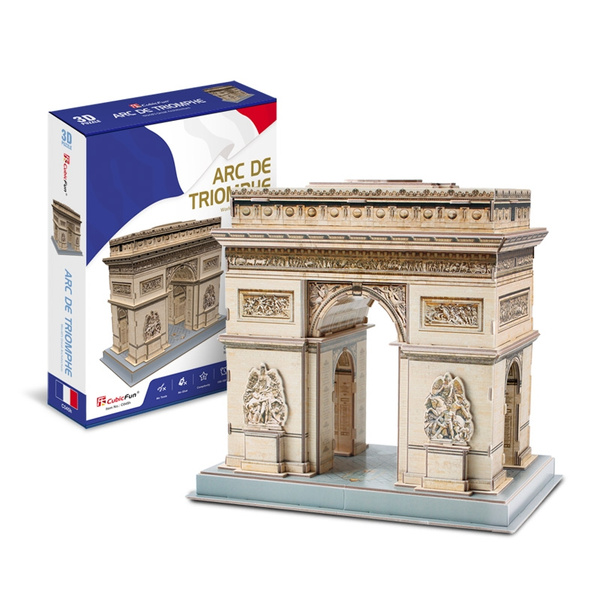 Puzz 3D Mini 46 Pieces Rare! Wrebbit Arc de Triomphe 