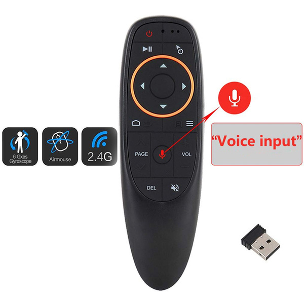 G10S Air Mouse Voice Control 2.4GHz Wireless Gyro Sensing Voice Control