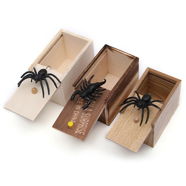 MBB Jitterbugs In Wooden Boxes With Sharpener 1 Jitter Bug Bugs in Box With Jiggling Legs