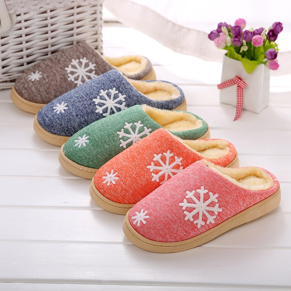 Slippers Warm Winter Women Cotton Slippers Home Shoes Wish