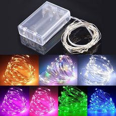 10/20/30/40/50/60/100 LED Battery Powered LED Copper Wire Fairy String Light Waterproof For Garden Outdoor Party Christmas Decor