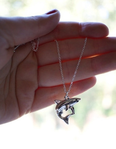 monogram, Shark, Jewelry, Gifts