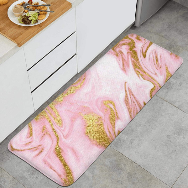 XOXO Pink Hearts Kitchen Mat