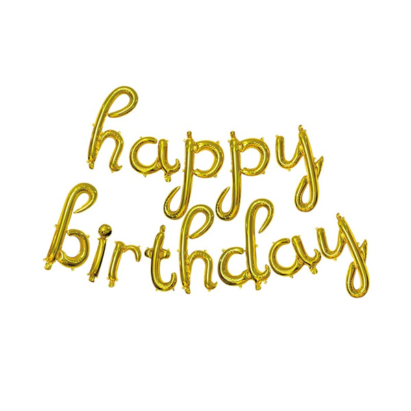 18 inch Letters happy birthday Foil Balloons Baby Shower Happy Birthday ...