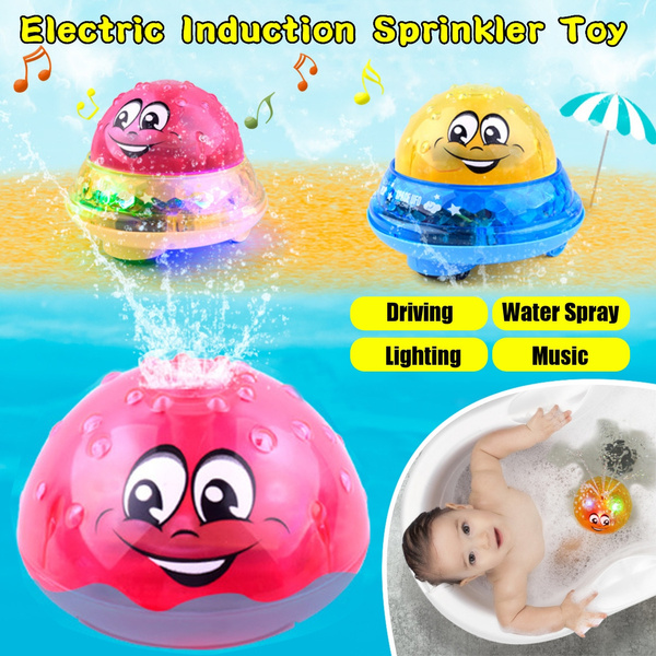 electric induction water spray toy