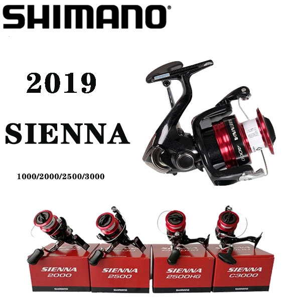 2019 Original Shimano SIENNA FG Replaced 2016 FE 1000 2000 2500 3000  Spinning Fishing Reel 1+1BB Front Drag XGT7 Body Saltewater Carp Outdoor  Fishing Reel