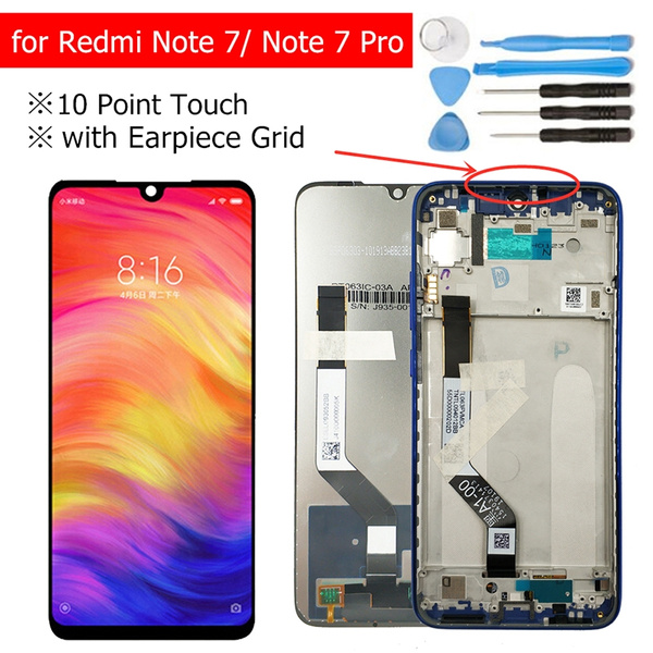 redmi note 7 pro display with frame