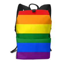student backpacks, Laptop Backpack, School, rainbow