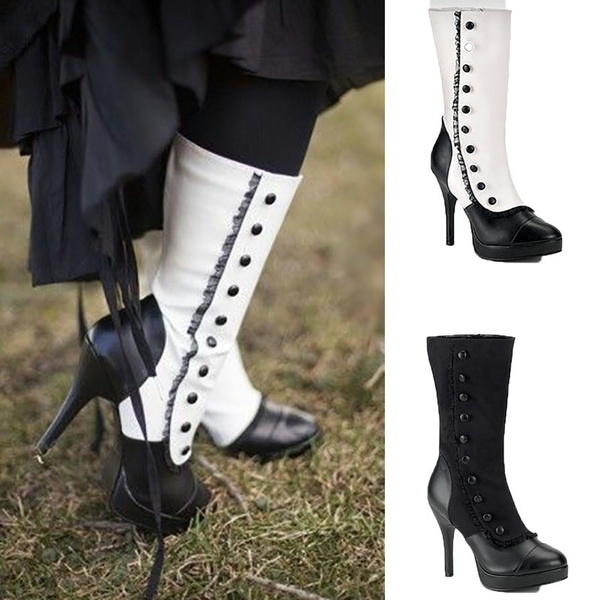 goth stiletto boots