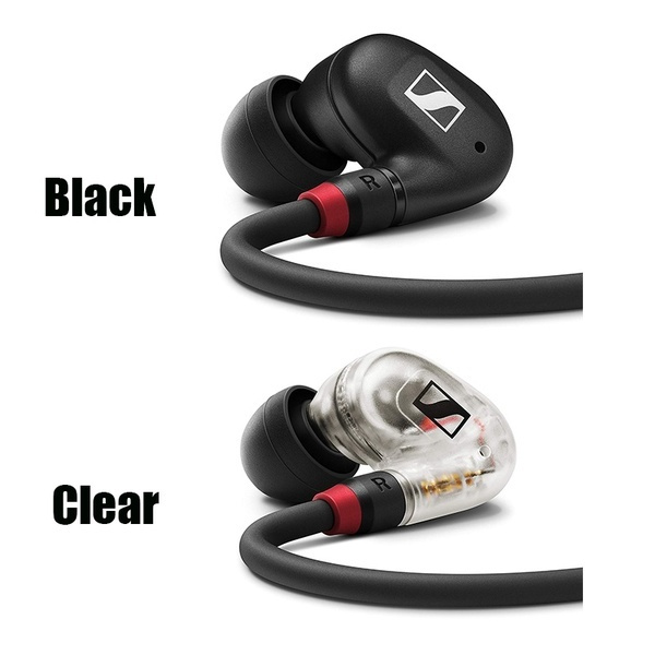 Premium IE40 Pro from Sennheiser Audiophile Hifi In-ear Monitor Earphone ( Black/Clear) Lightweight Dynamic Noise Reducing Bass Headset with  Detachable Cable | Wish