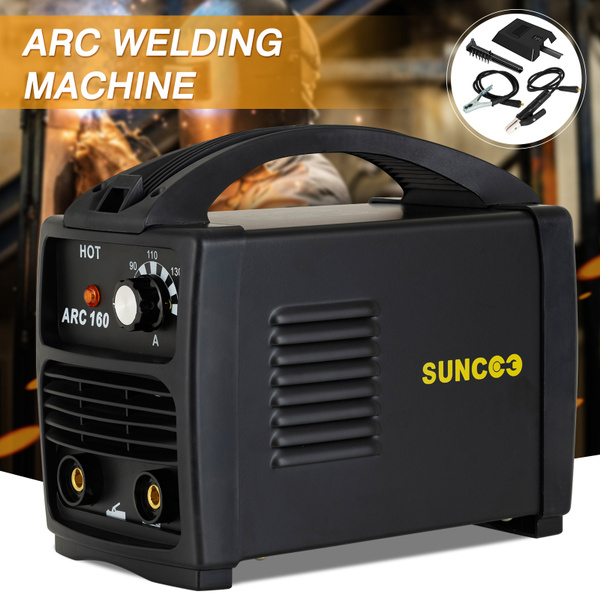 Stick Welder ARC-160 Portable Welding Machine 110V 160 Amp w//Mask+Brush Yellow