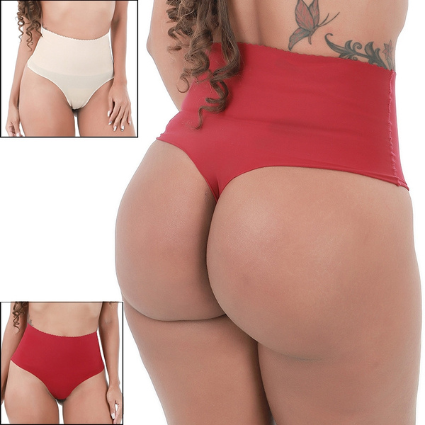 Seamless High Waist G-String Hips Body Shapers Ladies Thong