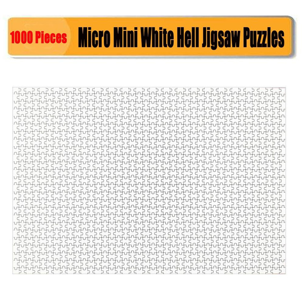 Large Blank Jigsaw Puzzle (1000 Pieces)