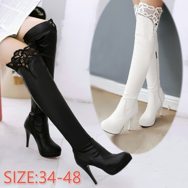 Wish knee sale high boots