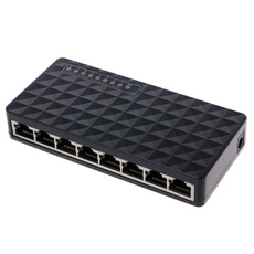 Mini, 8port, networkswitch, Adapter