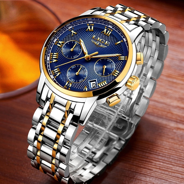 Watches Lige Brand Watches Men Watch Luxury Quartz Watch Business