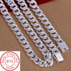 Sterling, Chain Necklace, Fashion, 925 sterling silver