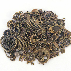 Vintage 50g/pack Steampunk Mixed Jewelry Making Mixed Charms Pendant Random Shape DIY Crafts