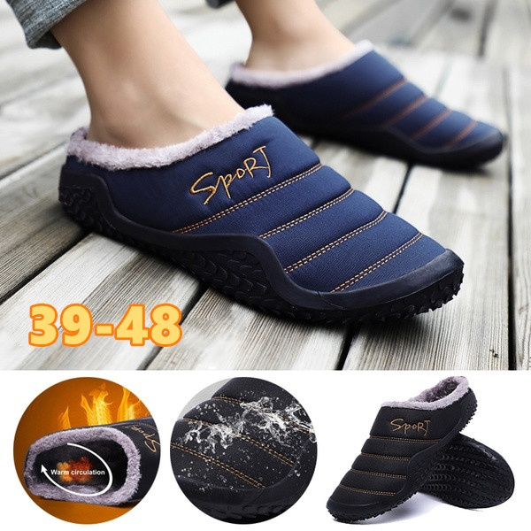mens indoor outdoor slippers