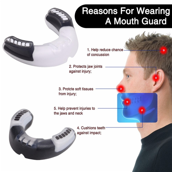 Mouthguard Sports Tooth Cover Boxing Protection Safety Non-Toxic Gadget Outdoor 