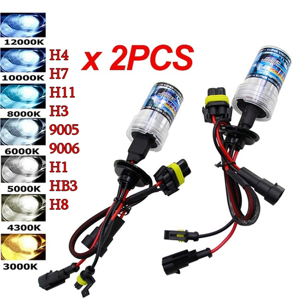 2pcs/set 55W HID Auto Xenon Headlights Conversion Kits Car H1/H4/H7/H11/9005/9006  Headlamps