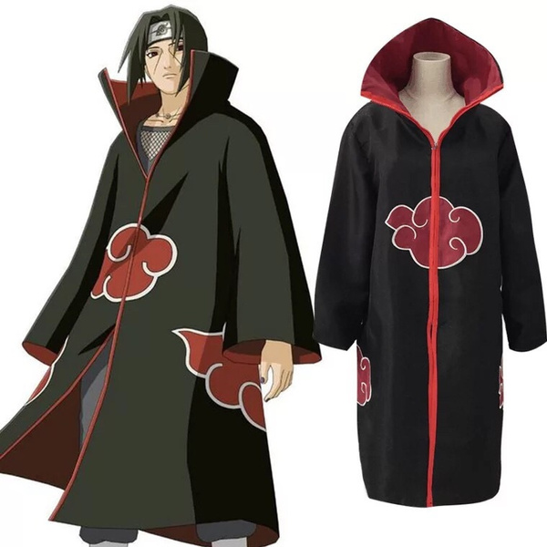 Naruto Akatsuki Cartoon Character Cosplay Anime Costume Cloak