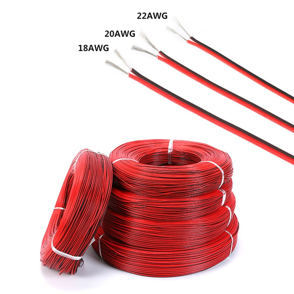 10M 18/20/22 Gauge AWG Electrical Cable Wire Tinned Copper Insulated LED Strips 