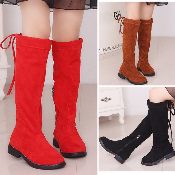 childrens knee boots