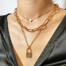 Simplicity, Chain Necklace, Jewelry, Exaggeration