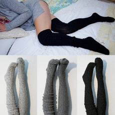 womensock, Knitting, Winter, overkneesock