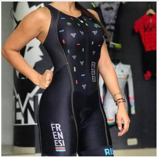 JPOJPO Cycling Jersey Mens Sleeveless Skinsuit Triathlon Swimsuit/Front Zip/Back Pocket 