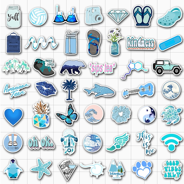 50pcs GAME Skateboard Stickers Bomb Vinyl Laptop Luggage Decals For VSCO Girl