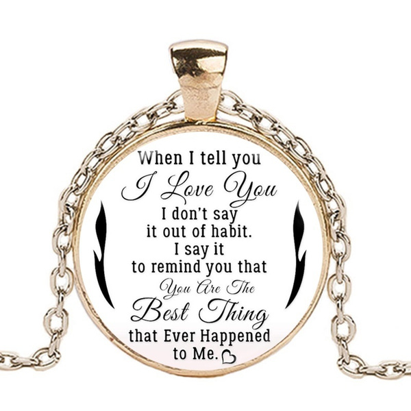 Nothing Says I Love You Better Than Matching Couple Pendant