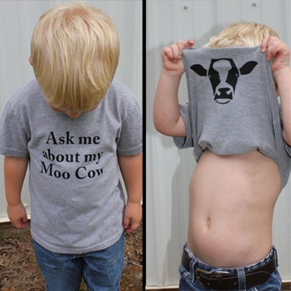 Clothes Fashion Funny Kids Boys Toddler 
