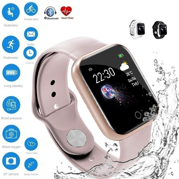 iTime Adult Unisex Smart Watch with Silicone Strap Set in Navy and White  (ITE30001BU) - Walmart.com
