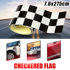 checkered, Tank, Cars, Stickers