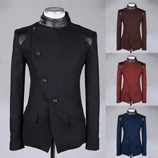 Goth, workjacket, singlebreastedsuit, wool coat