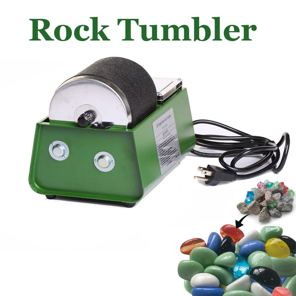Green Single Drum 3lb Rotary Rock Tumbler RockTumbler Exploring Minds 
