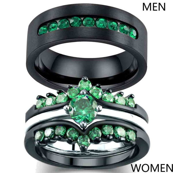 Men Black Titanium Steel Ring For Wedding Engagement Anniversary Band Size8-12 