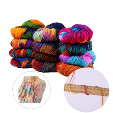 Baby, cottonyarn, Knitting, multicoloredacrylicyarn