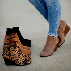 ankle boots, wedge, Shorts, Invierno