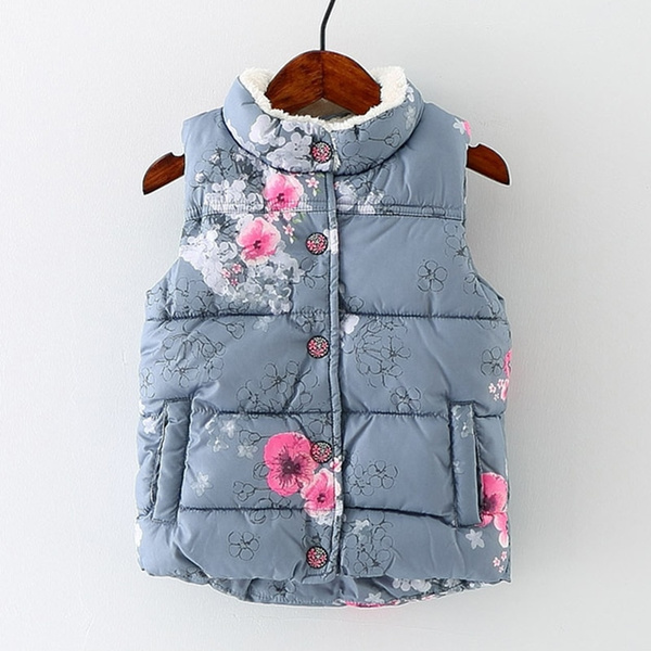sleeveless jacket for girl