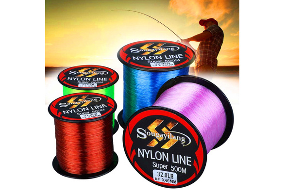 Sougayilang 500M Nylon Fishing Line 4 Strands Nylon Line 11.0-36.3